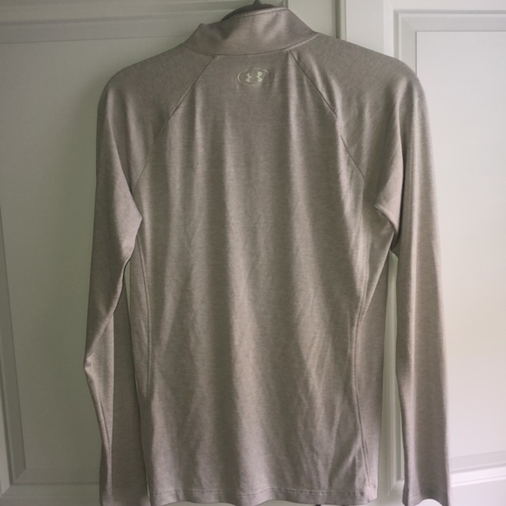 Under Armour Half Zip Athletic Top Shirt Women’s Medium heat Gear - Picture 4 of 14